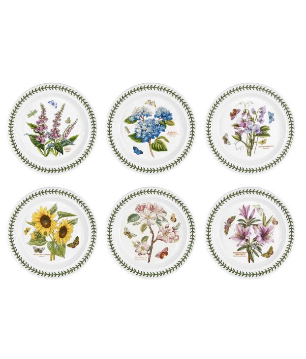 Botanic Garden Set of 6 Dinner Plates